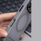 MagSafe Invisible Stand iPhone Case Matte Magnetic Kickstand Protective Cover