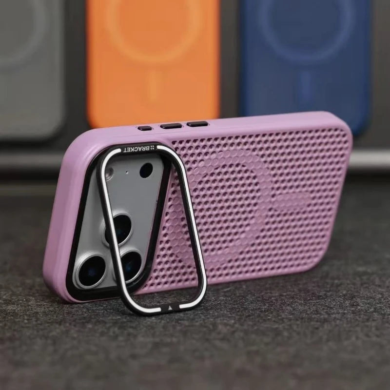 MagSafe Cooling Mesh iPhone Case Camera Mount Shockproof Protective Cover