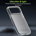 Ultra Thin Clear TPU iPhone Case Transparent Soft Shockproof Cover