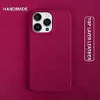 Luxury Genuine Leather iPhone Case Slim Shockproof Premium Cover