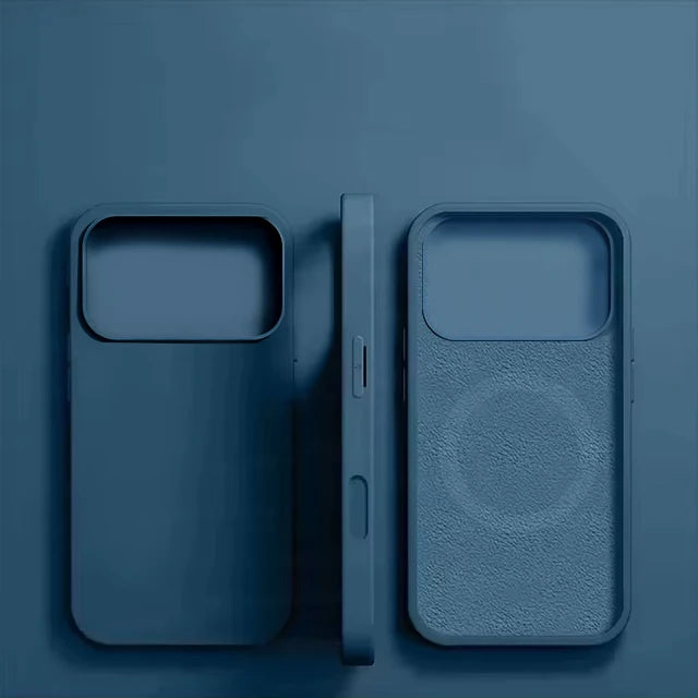 MagSafe Liquid Silicone iPhone Case Magnetic Soft Anti-Slip Protective Cover