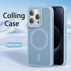 MagSafe Cooling Mesh iPhone Case Heat Dissipation Breathable Shockproof Cover