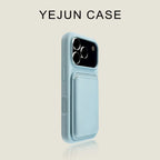 Silicone Card Holder iPhone Case Wallet Shockproof Protective Cover