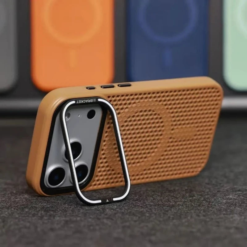MagSafe Cooling Mesh iPhone Case Camera Mount Shockproof Protective Cover