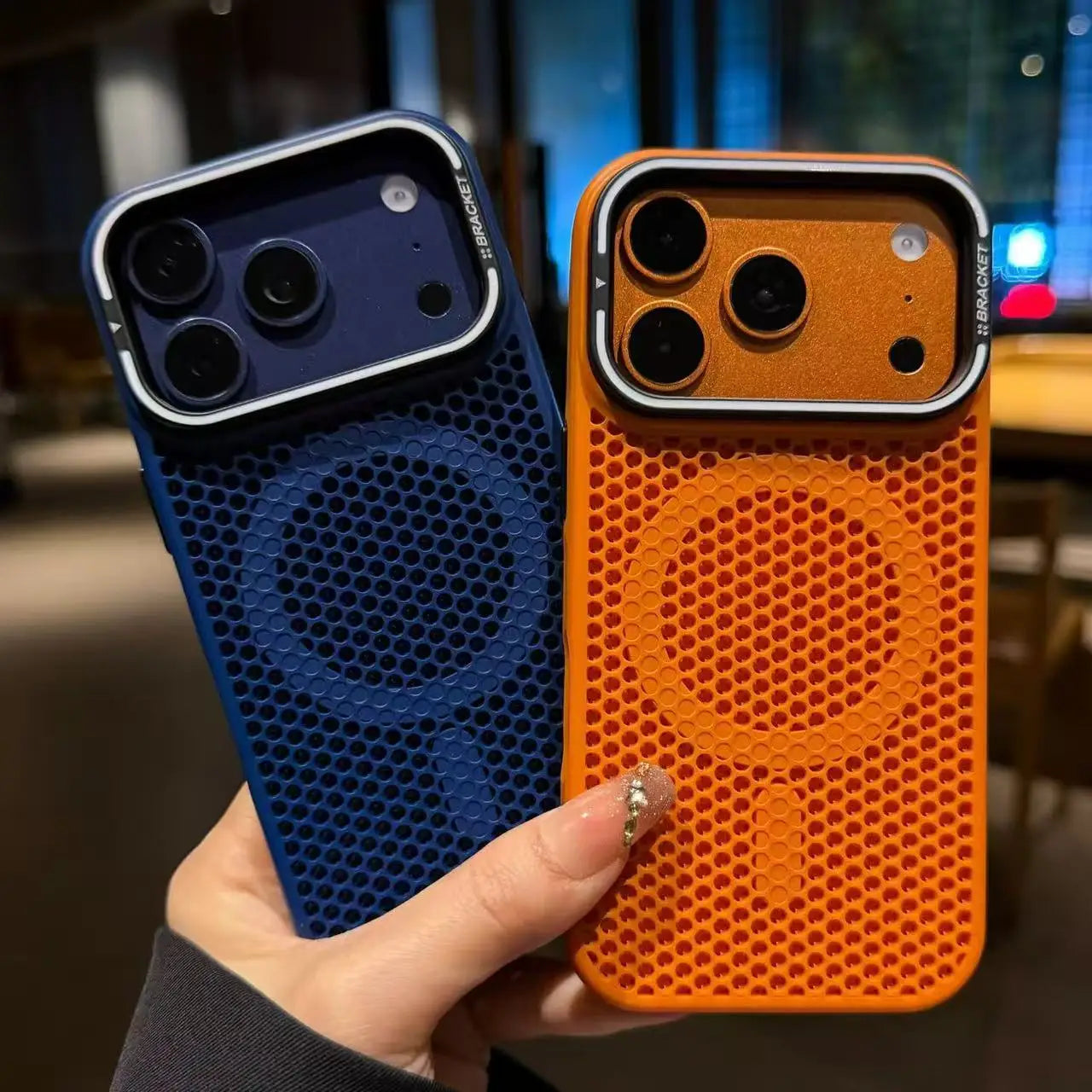 MagSafe Cooling Mesh iPhone Case Camera Mount Shockproof Protective Cover