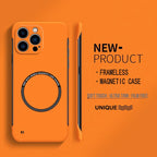 Ultra Thin Matte Magnetic iPhone Case Frameless Hard PC Slim Cover