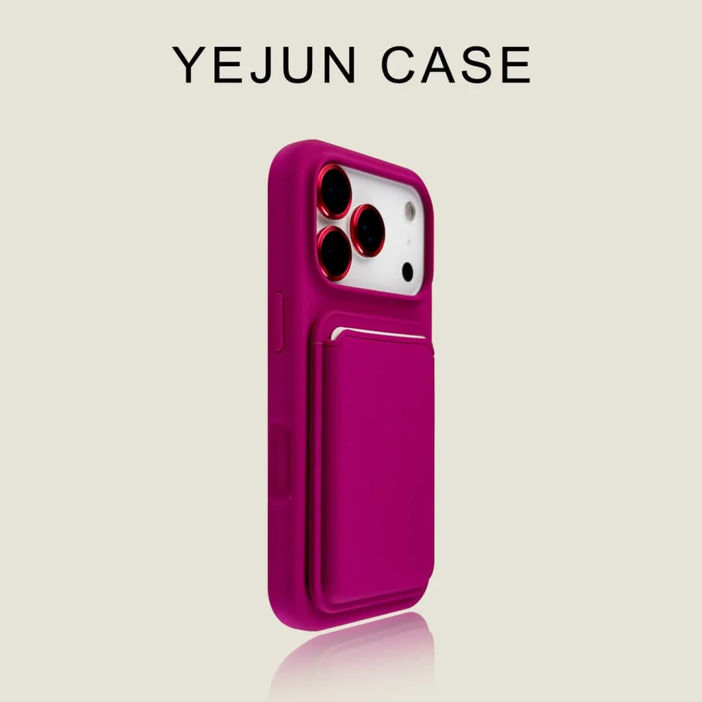 Silicone Card Holder iPhone Case Wallet Shockproof Protective Cover