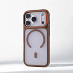 Translucent Matte MagSafe iPhone Case Magnetic Shockproof Protective Cover