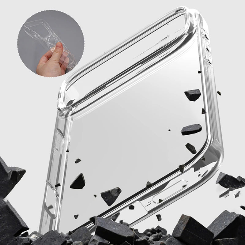 Ultra Thin Clear TPU iPhone Case Transparent Soft Shockproof Cover