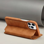 Leather Flip Wallet iPhone Case Card Holder Magnetic Book Cover