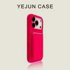 Silicone Card Holder iPhone Case Wallet Shockproof Protective Cover