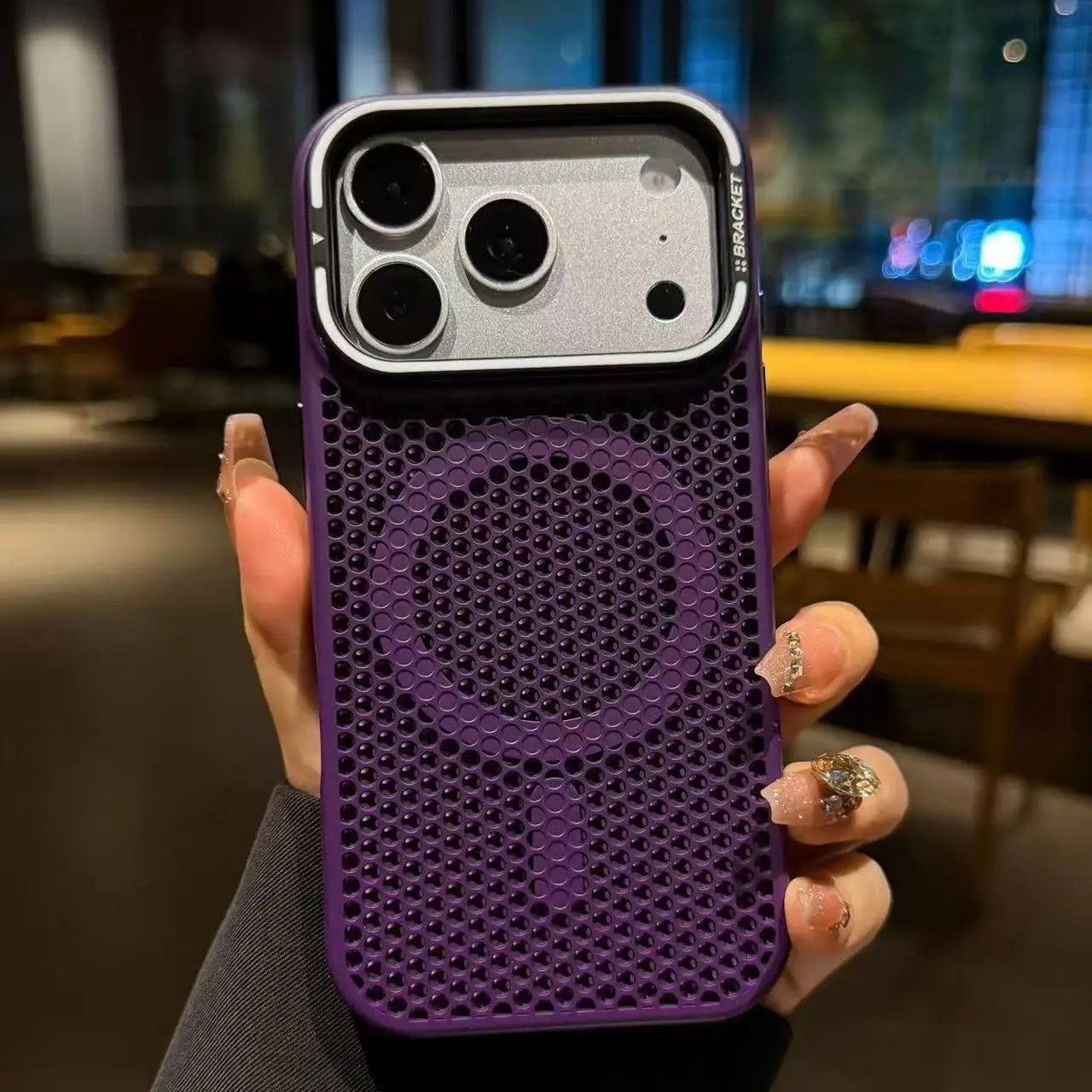 MagSafe Cooling Mesh iPhone Case Camera Mount Shockproof Protective Cover
