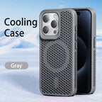 MagSafe Cooling Mesh iPhone Case Heat Dissipation Breathable Shockproof Cover