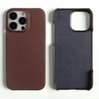 Luxury Genuine Leather iPhone Case Slim Shockproof Premium Cover