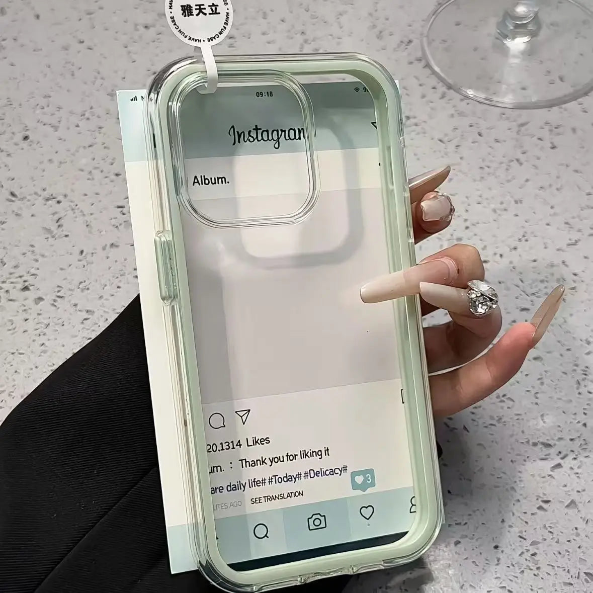 Candy Color Frame Clear Back iPhone Case Shockproof Acrylic Bumper Cover