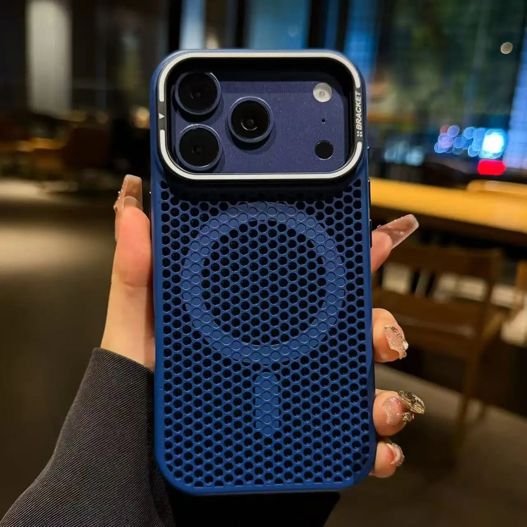 MagSafe Cooling Mesh iPhone Case Camera Mount Shockproof Protective Cover