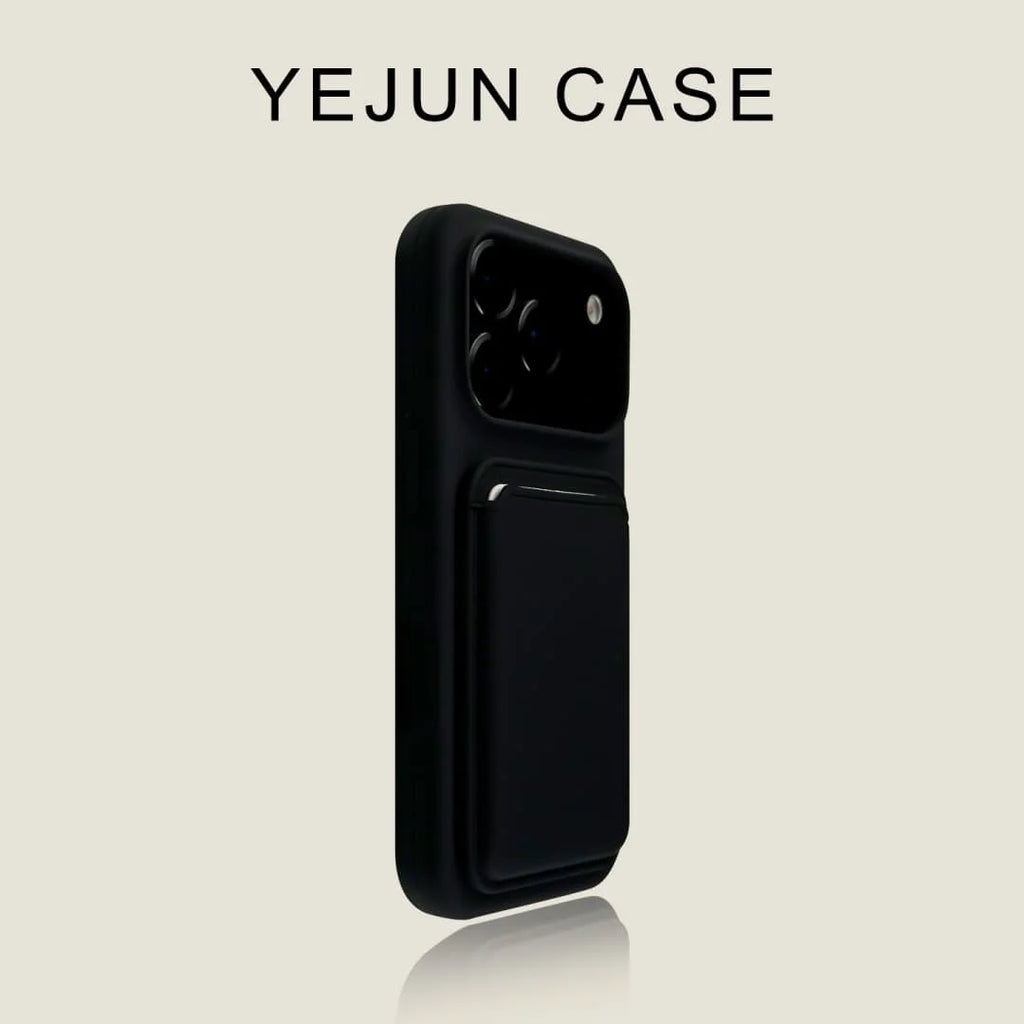 Silicone Card Holder iPhone Case Wallet Shockproof Protective Cover
