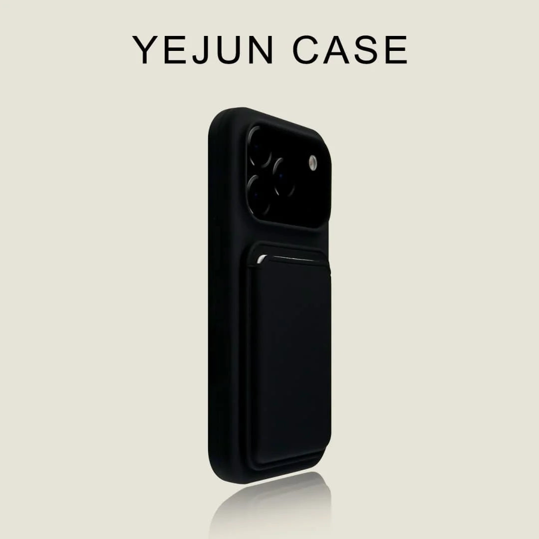 Silicone Card Holder iPhone Case Wallet Shockproof Protective Cover
