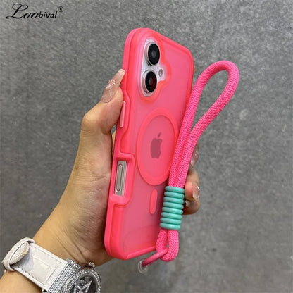 MAGSAFE HAND STRAP CASE – STYLISH & SHOCKPROOF