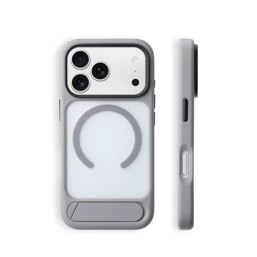 MagSafe Invisible Stand iPhone Case Matte Magnetic Kickstand Protective Cover