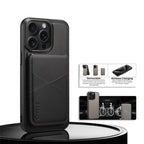 2-in-1 Magnetic Detachable Leather iPhone Case Wallet Card Holder Cover