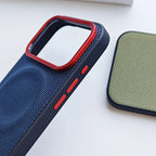 MagSafe Woven Leather iPhone Case TPU Soft Anti-Fingerprint Magnetic Cover