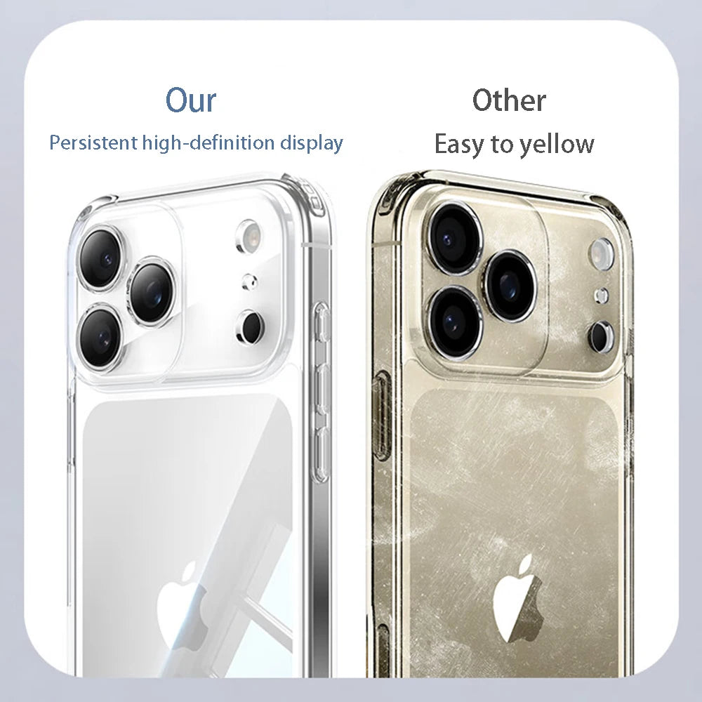 Luxury Clear Soft TPU iPhone Case Transparent Slim Protective Cover