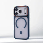 Translucent Matte MagSafe iPhone Case Magnetic Shockproof Protective Cover