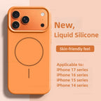 MagSafe Liquid Silicone iPhone Case Soft Magnetic Anti-Slip Protective Cover
