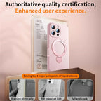Magnetic Ring Stand iPhone Case 360° Rotating MagSafe Silicone Cover