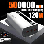 200000mAh Power Bank 120W Fast Charging Portable High Capacity Charger