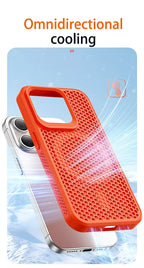MagSafe Cooling Mesh iPhone Case Heat Dissipation Breathable Shockproof Cover
