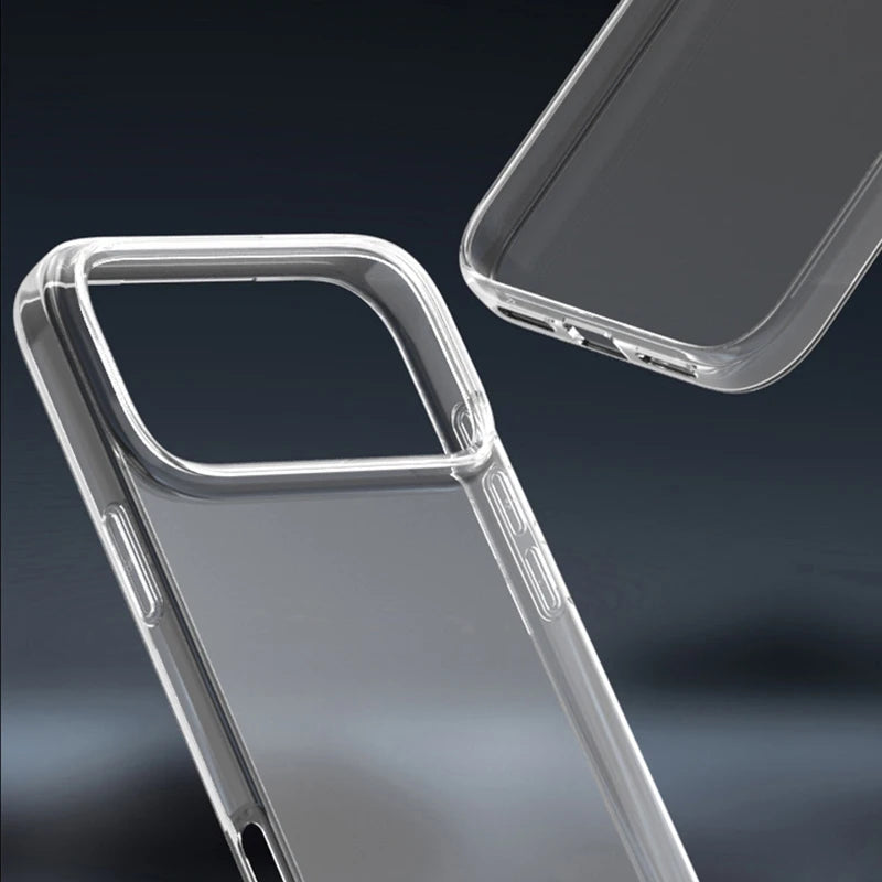 Ultra Thin Clear TPU iPhone Case Transparent Soft Shockproof Cover