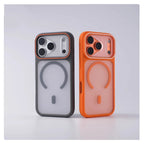 Translucent Matte MagSafe iPhone Case Magnetic Shockproof Protective Cover