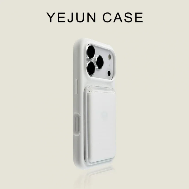 Silicone Card Holder iPhone Case Wallet Shockproof Protective Cover
