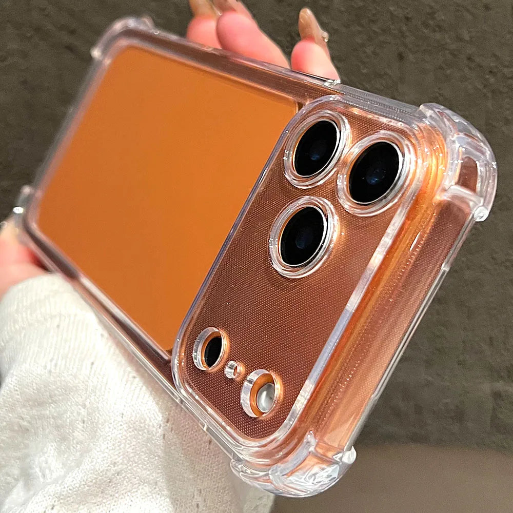 Clear Shockproof iPhone Case Transparent Bumper Anti-Scratch Protective Cover