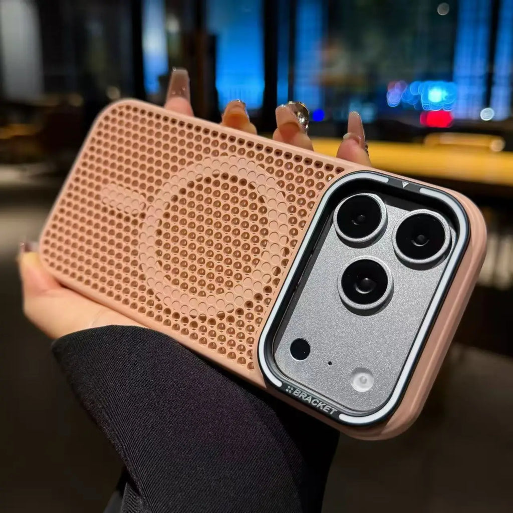 MagSafe Cooling Mesh iPhone Case Camera Mount Shockproof Protective Cover