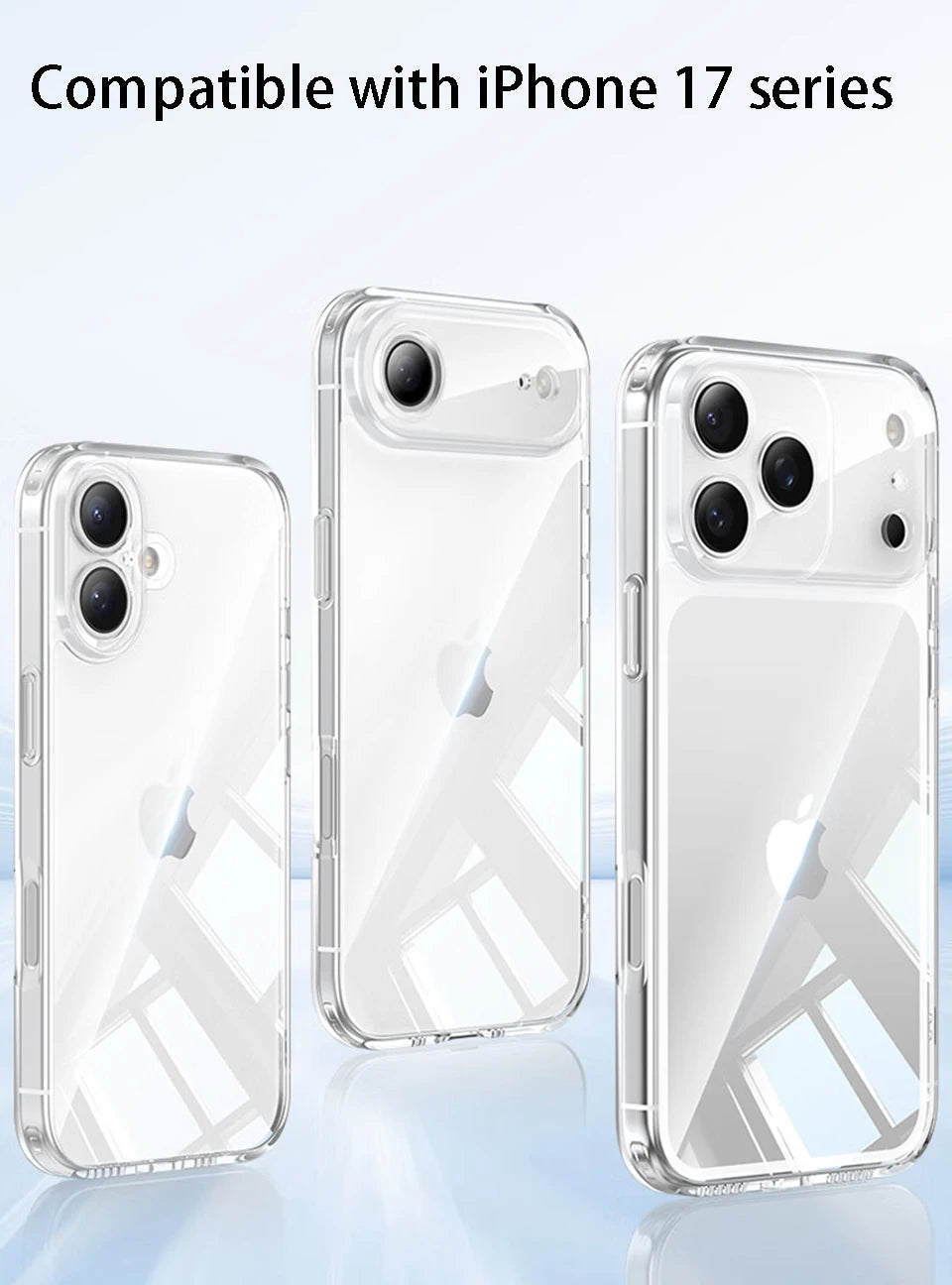 Luxury Clear Soft TPU iPhone Case Transparent Slim Protective Cover