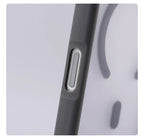 Translucent Matte MagSafe iPhone Case Magnetic Shockproof Protective Cover