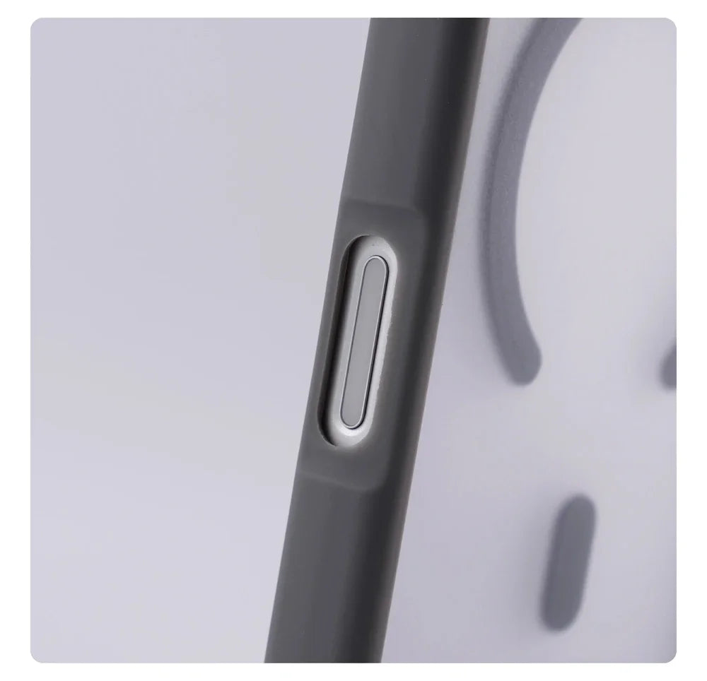 Translucent Matte MagSafe iPhone Case Magnetic Shockproof Protective Cover