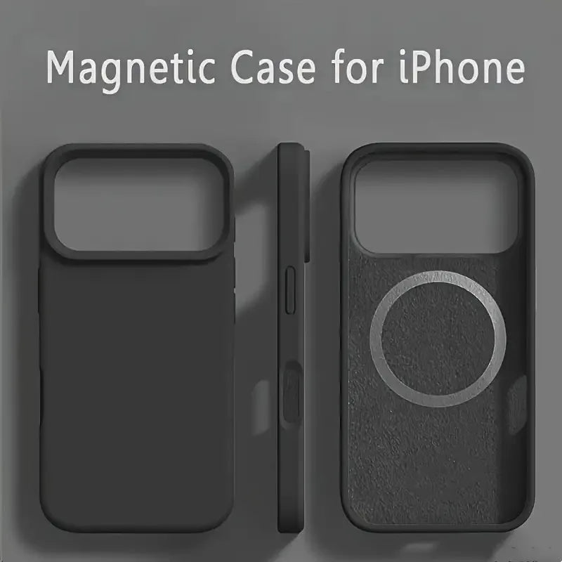 MagSafe Liquid Silicone Shockproof iPhone Case Magnetic Soft Protective Cover