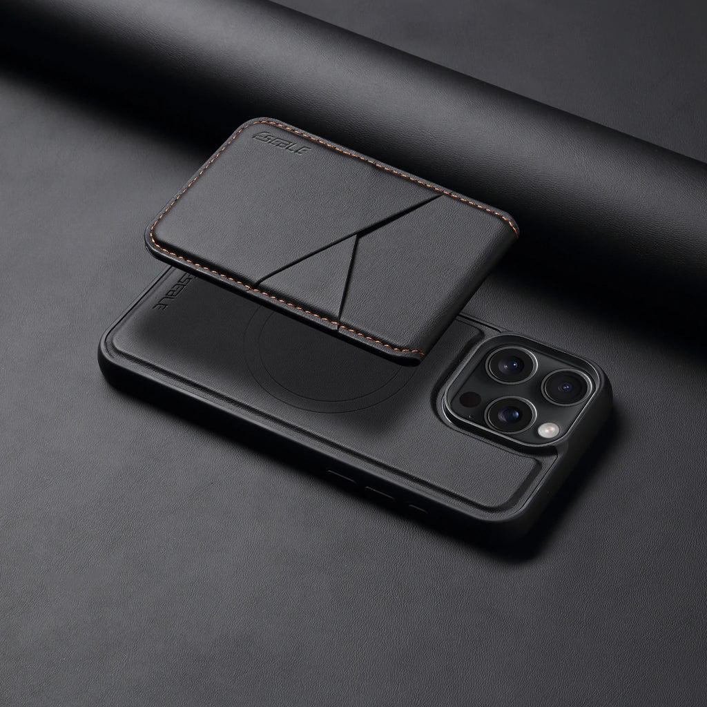 2-in-1 Magnetic Detachable Leather iPhone Case Wallet Card Holder Cover