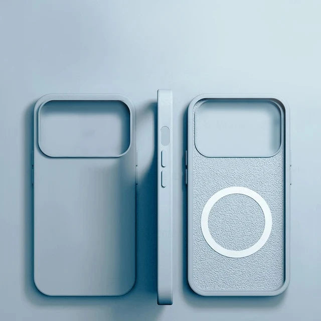 MagSafe Liquid Silicone iPhone Case Magnetic Soft Anti-Slip Protective Cover
