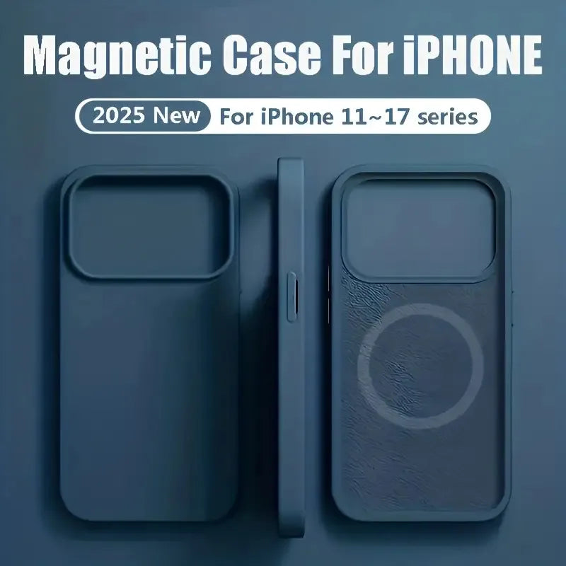 MagSafe Liquid Silicone Shockproof iPhone Case Magnetic Soft Protective Cover