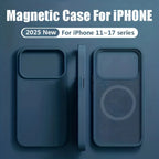 MagSafe Liquid Silicone Shockproof iPhone Case Magnetic Soft Protective Cover