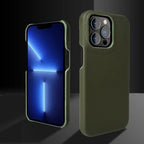 Luxury Genuine Leather iPhone Case Slim Shockproof Premium Cover