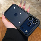 Crystal Clear iPhone Case with Camera Touch Button Shockproof Protective Cover