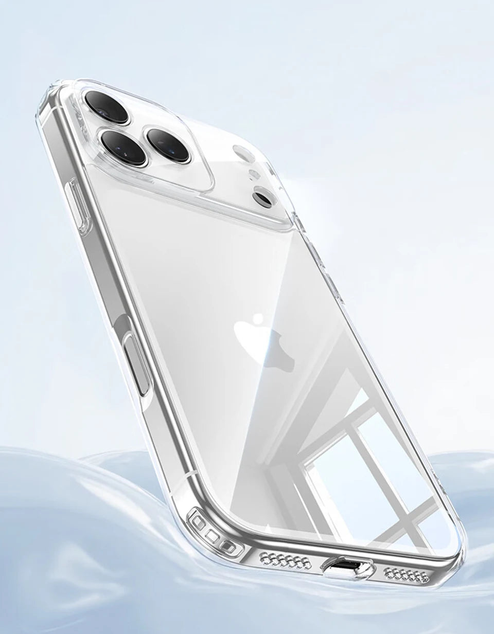 Luxury Clear Soft TPU iPhone Case Transparent Slim Protective Cover