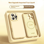Candy Color MagSafe Liquid Silicone iPhone Case Soft Magnetic Protective Cover