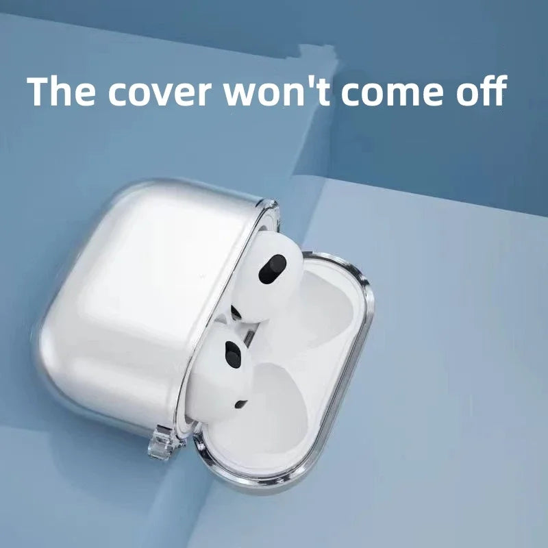 Clear AirPods Case TPU Protective Cover Shockproof Transparent Case